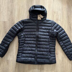 NEW Patagonia Men's Down Sweater Hoody Jacket - Size XL - Black